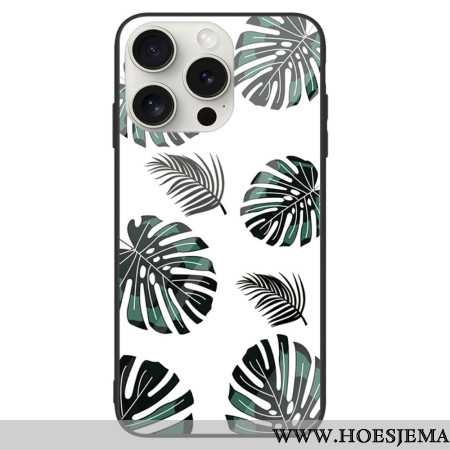 Hoesje Voor iPhone 16 Pro Max Gehard Glasplaten