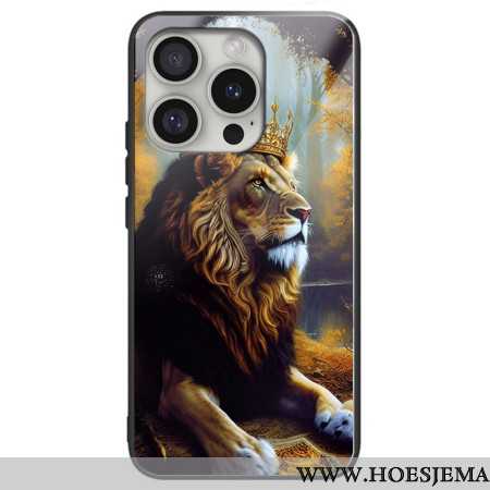 Case Hoesje iPhone 16 Pro Max Telefoonhoesje Lion King Gehard Glas