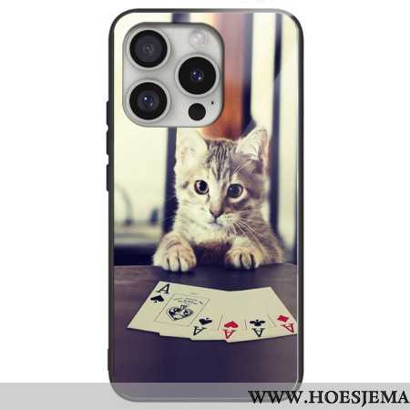 Hoesje iPhone 16 Pro Max Chatpoker Van Gehard Glas