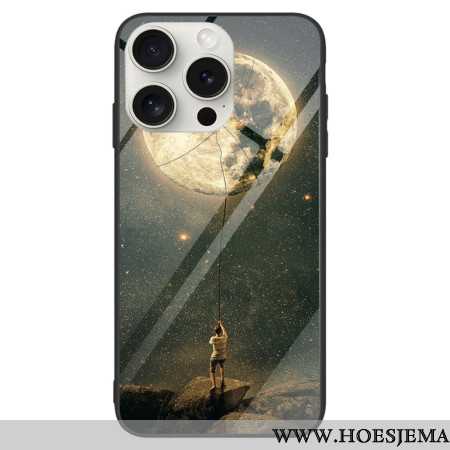 Case Hoesje iPhone 16 Pro Max Telefoonhoesje Maangehard Glas