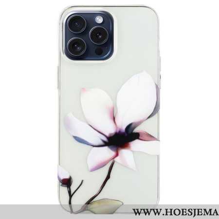 Hoesje Voor iPhone 16 Pro Max Witte Bloem