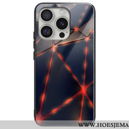 Hoesje Voor iPhone 16 Pro Max Rode Lijn