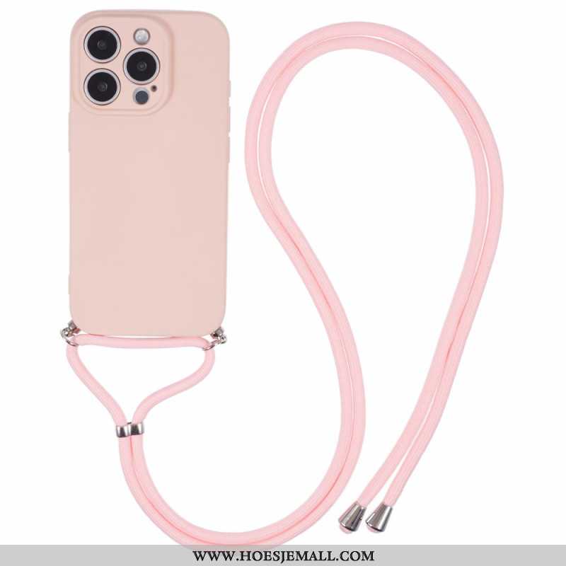 Hoesje iPhone 16 Pro Klassiek Koord