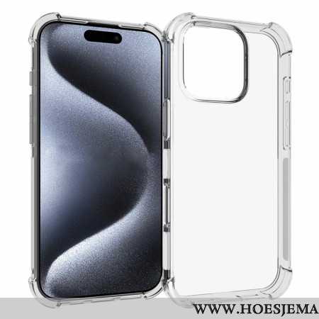 Hoesje iPhone 16 Pro Transparante Versterkte Hoeken Antislip