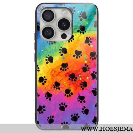 Hoesje iPhone 16 Pro Vingerafdrukken Van Gehard Glas