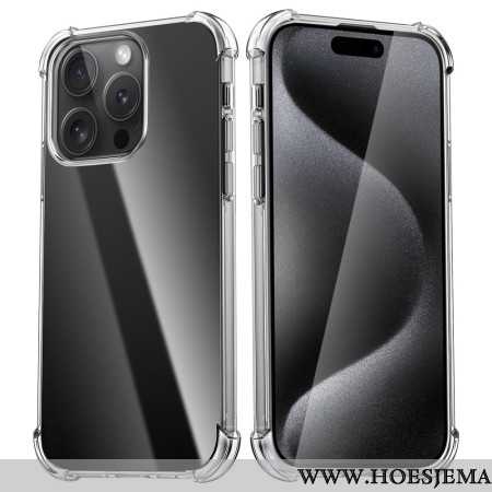 Hoesje iPhone 16 Pro Transparant Schokbestendig Bescherming Hoesje