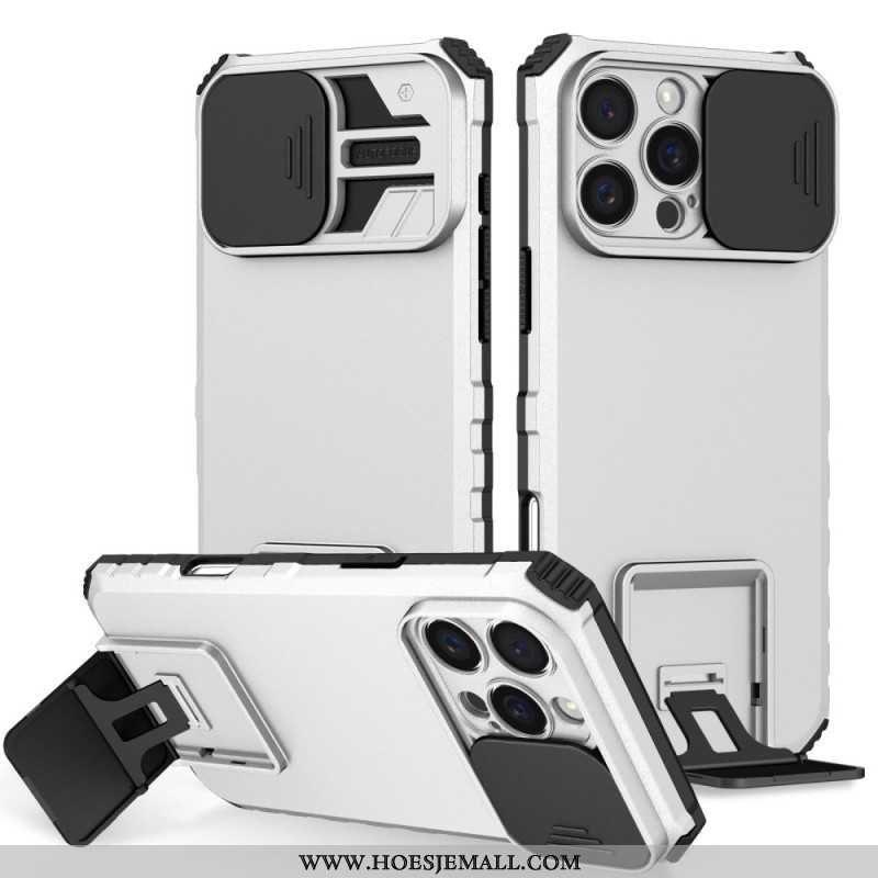 Hoesje Voor iPhone 16 Pro Schuif Voor Camera En Ondersteuning