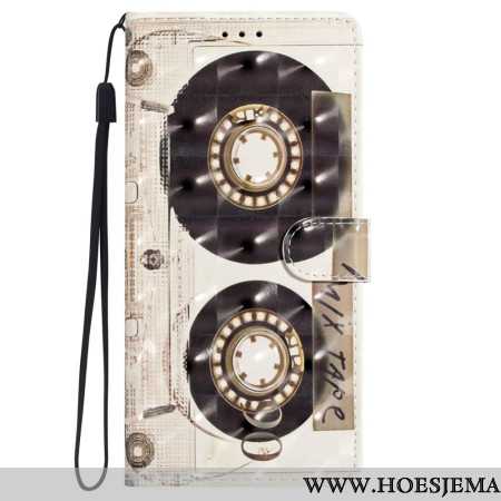 Leren Hoesje Voor iPhone 16 Pro Lanyardcassette