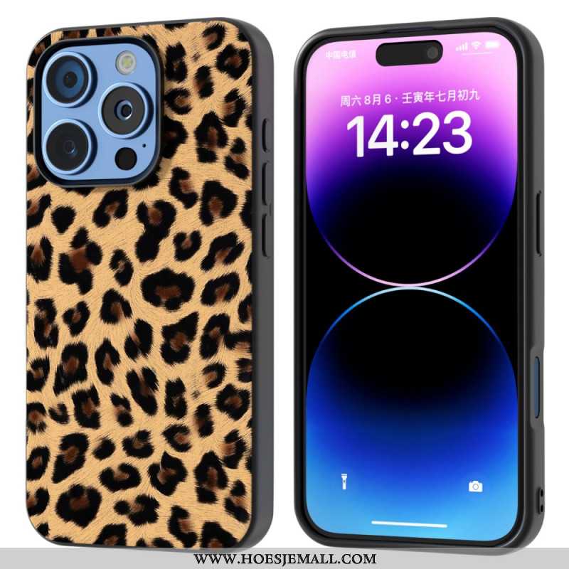 Hoesje iPhone 16 Pro Luipaard Abeel Bescherming Hoesje