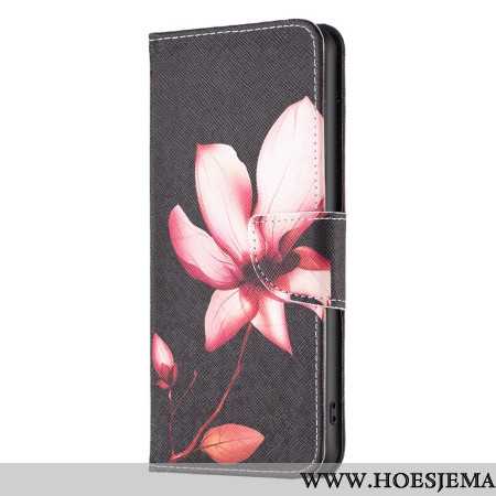 Leren Hoesje Voor iPhone 16 Lotus