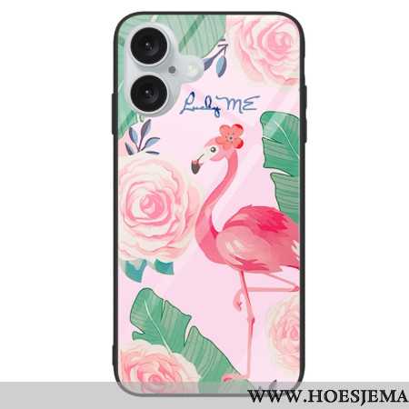 Hoesje iPhone 16 Vogel Van Gehard Glas