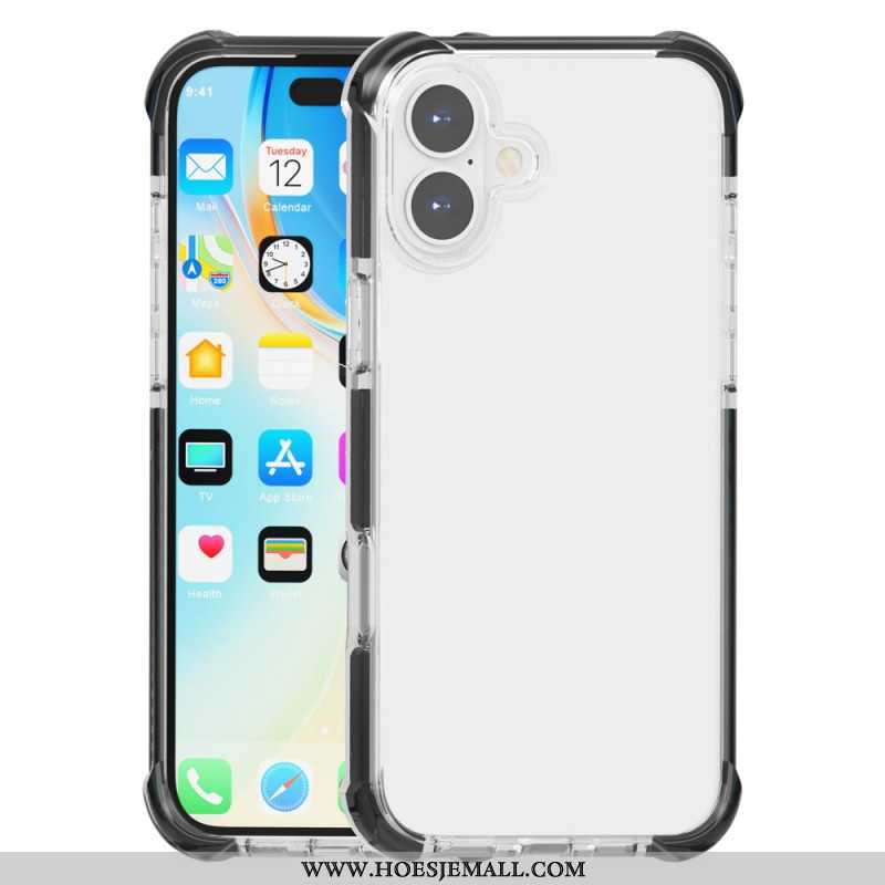 Case Hoesje iPhone 16 Telefoonhoesje Gekleurde Randen