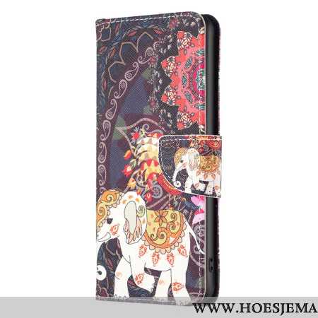 Leren Hoesje Voor iPhone 16 Stamolifant