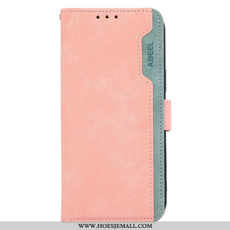 Folio-hoesje iPhone 16 Tweekleurig Abeel