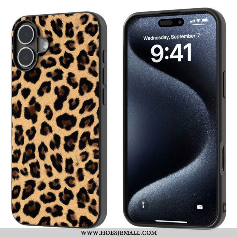 Hoesje Voor iPhone 16 Luipaardstijl