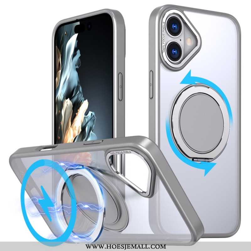 Case Hoesje iPhone 16 Telefoonhoesje Magsafe-compatibele Ringhouder